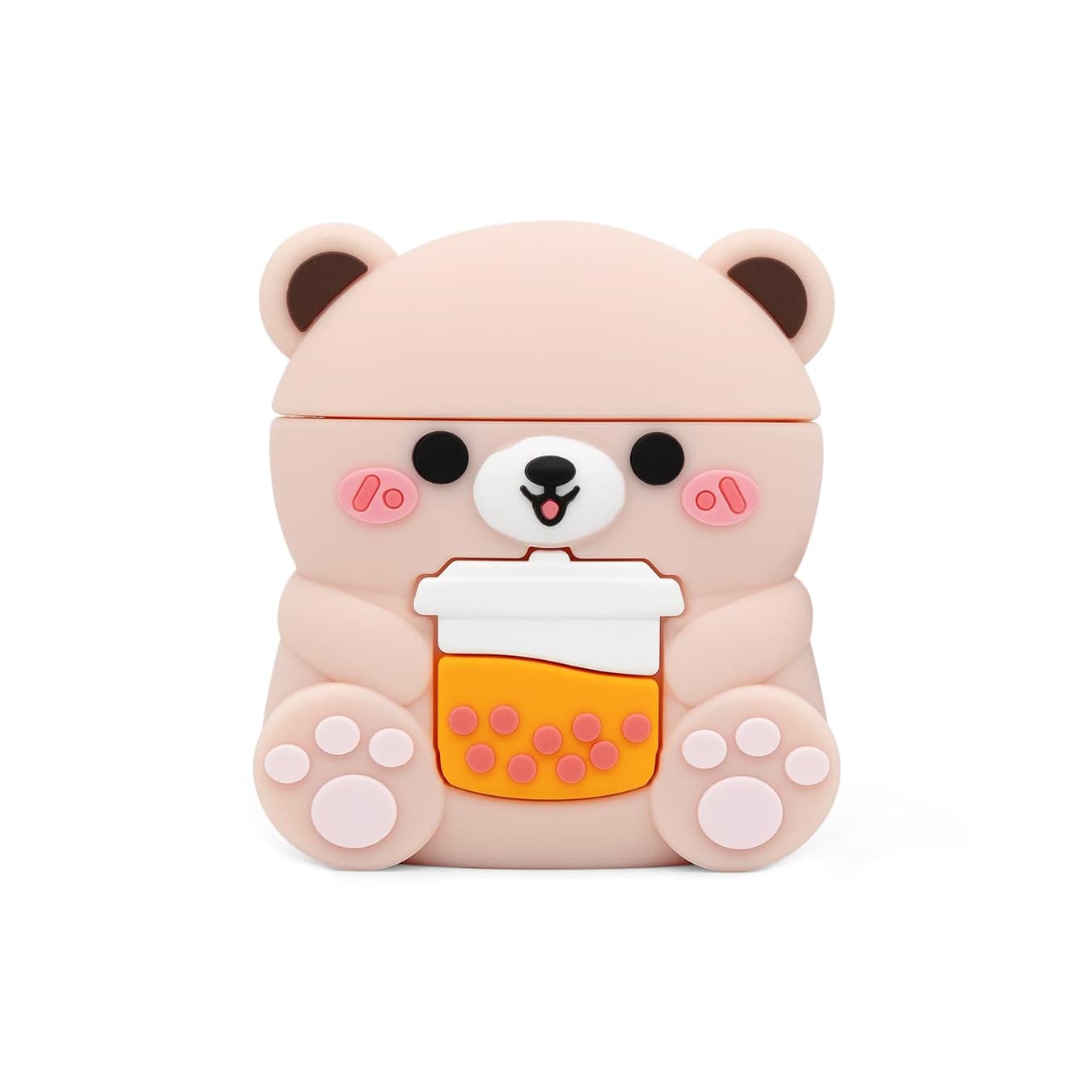 Boba Tea Bear Airpods Case¡ªSoft PVC
