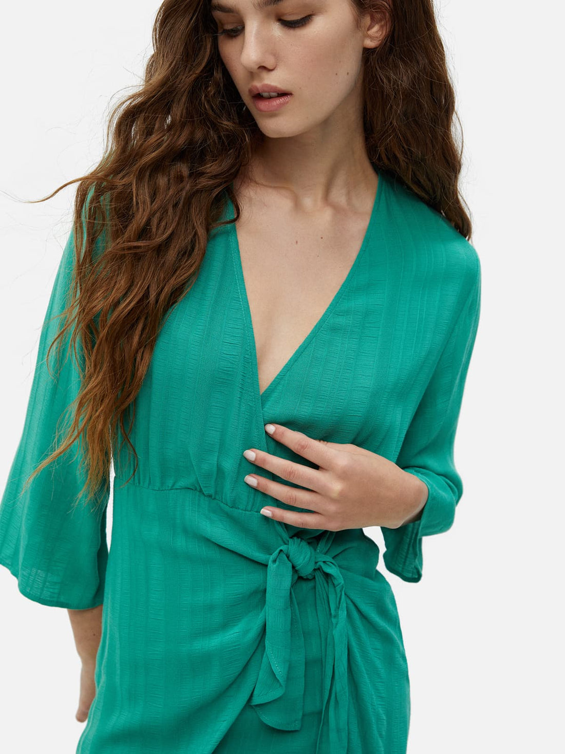 Short Dress With Knotted Skirt