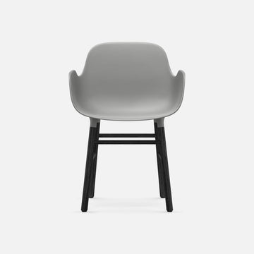 Form Armchair Wood Base¡ªGray