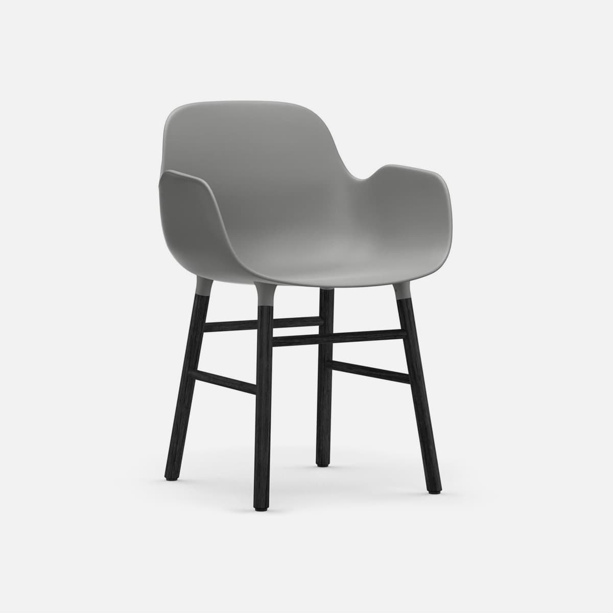 Form Armchair Wood Base¡ªGray