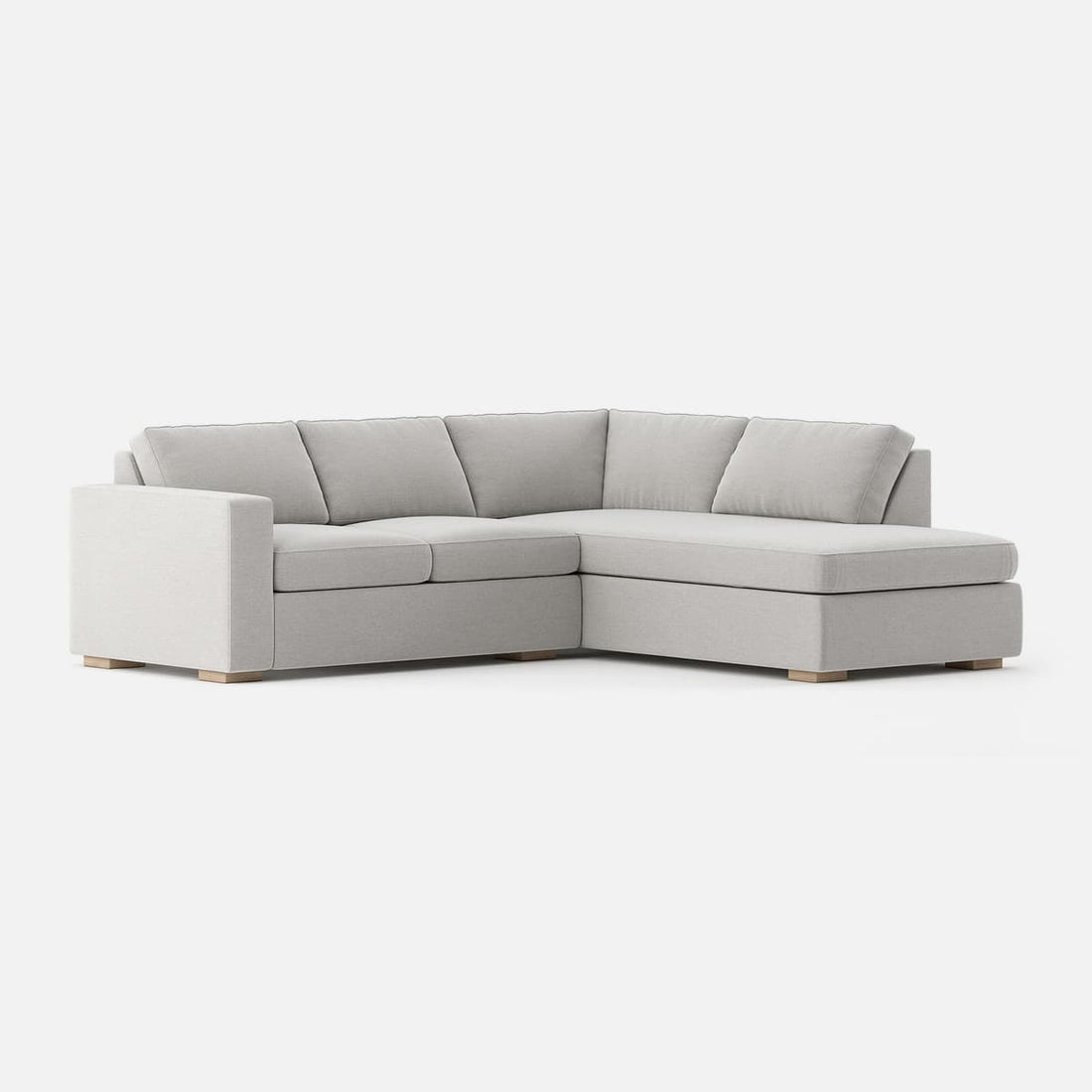 Glozin II Sectional Sofa in Latex¡ªGray