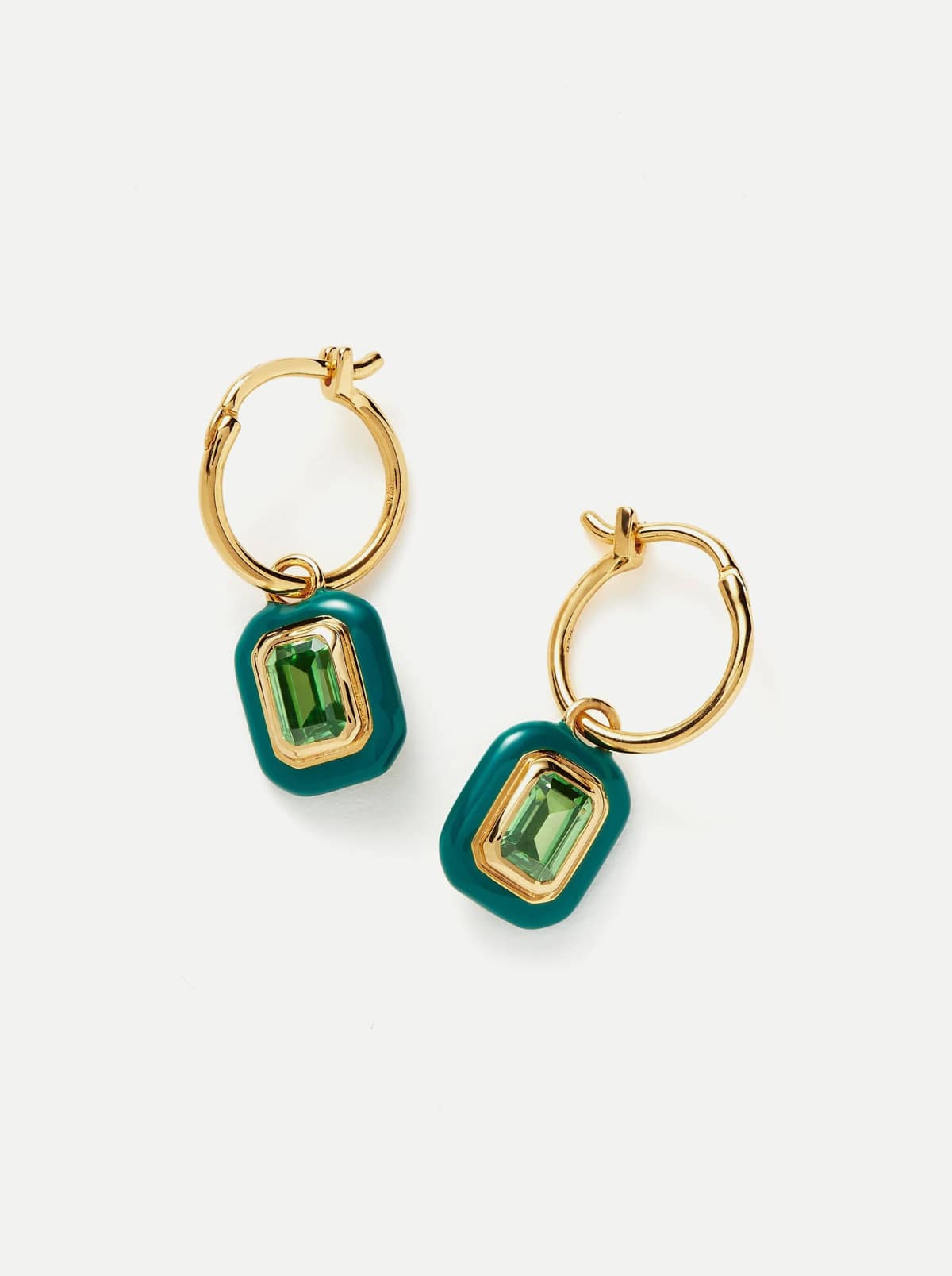 Charm Mini Hoop Earrings