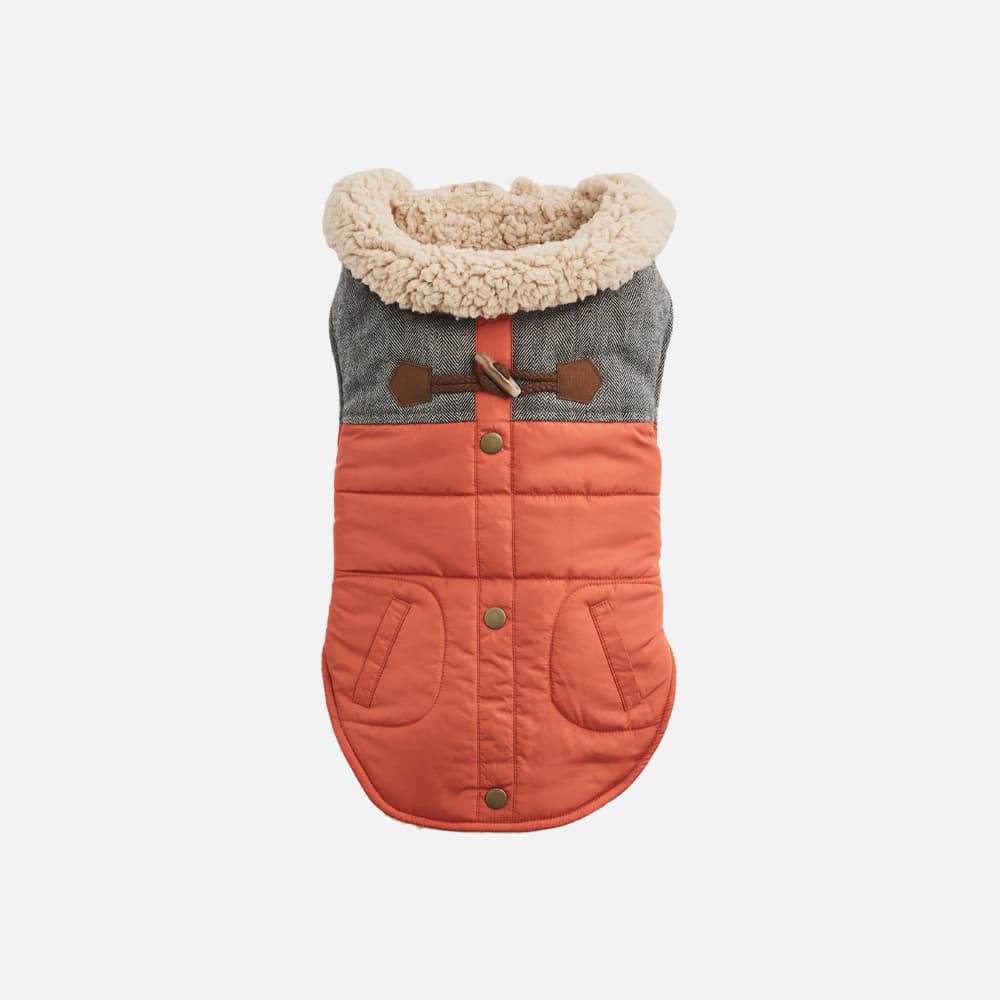 Sherpa Fleece Dog Coat¡ªOrange