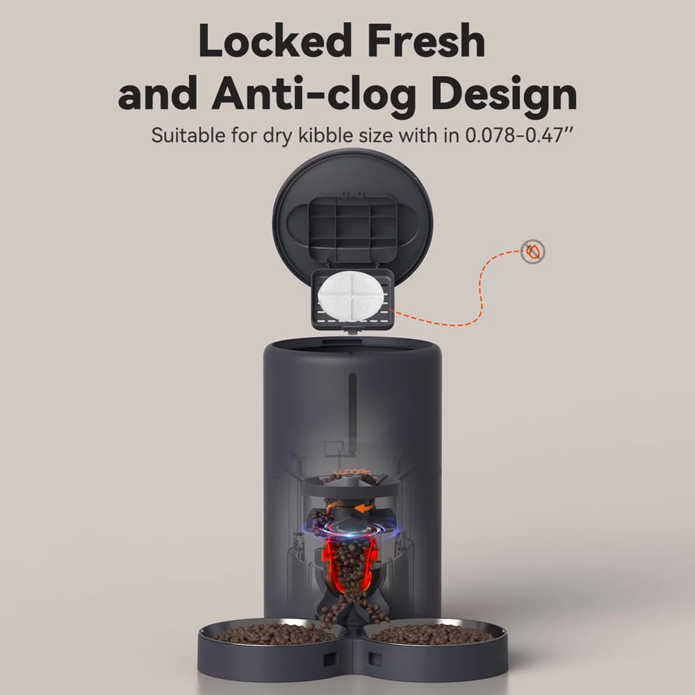 Timed Dog Food Dispenser