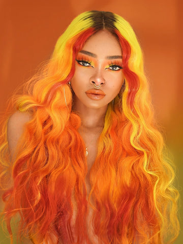 Haruko Fire¡ªFiery Ombre Wig