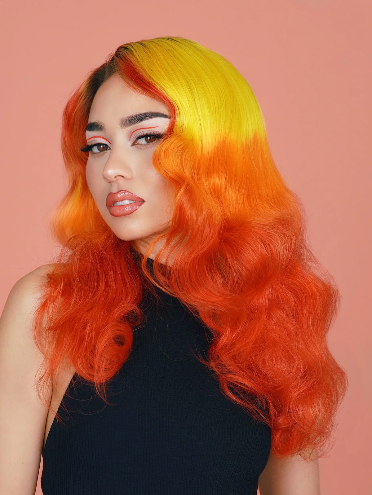 Haruko Fire¡ªFiery Ombre Wig