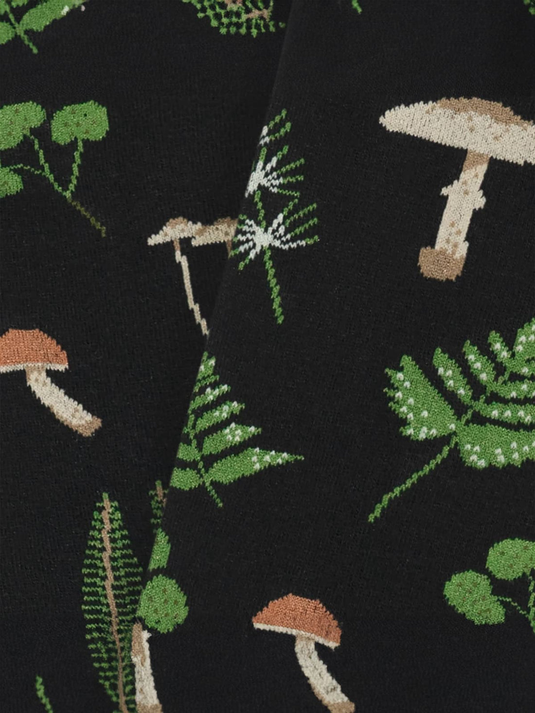 Black Mushrooms Sock