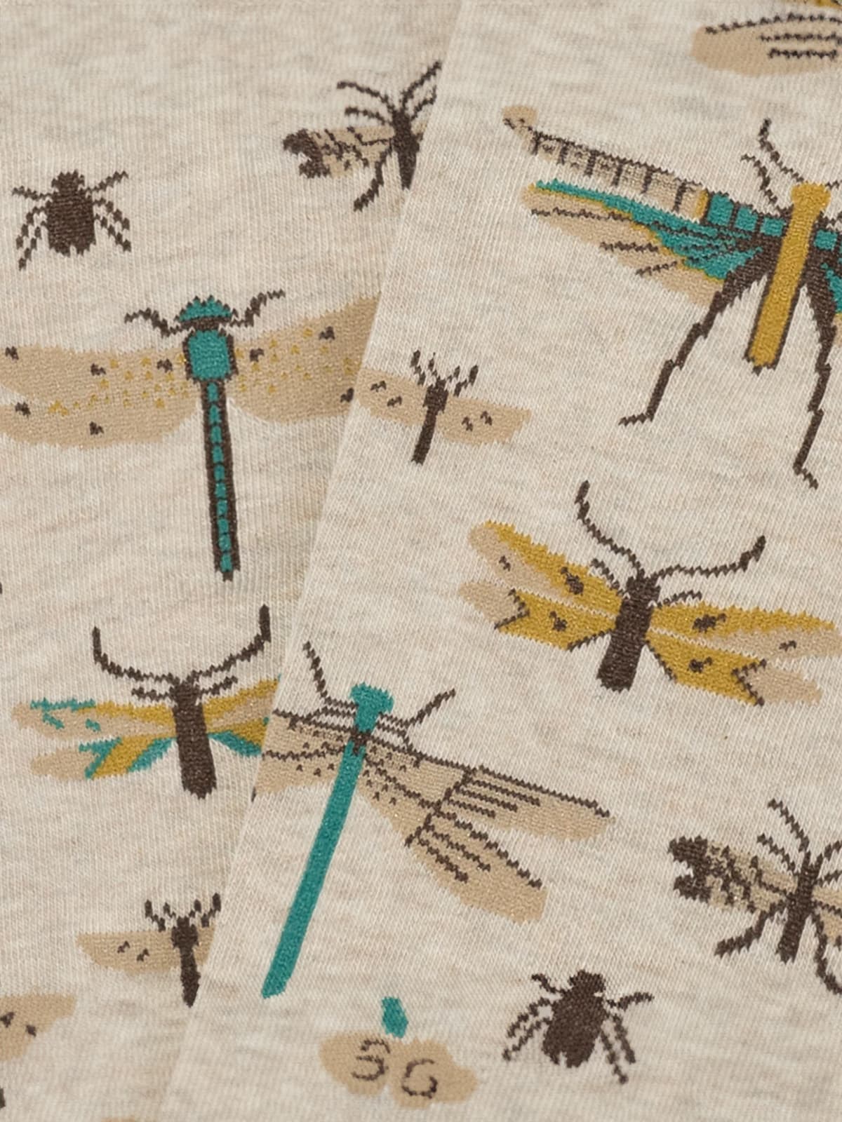 Beige Insects Sock