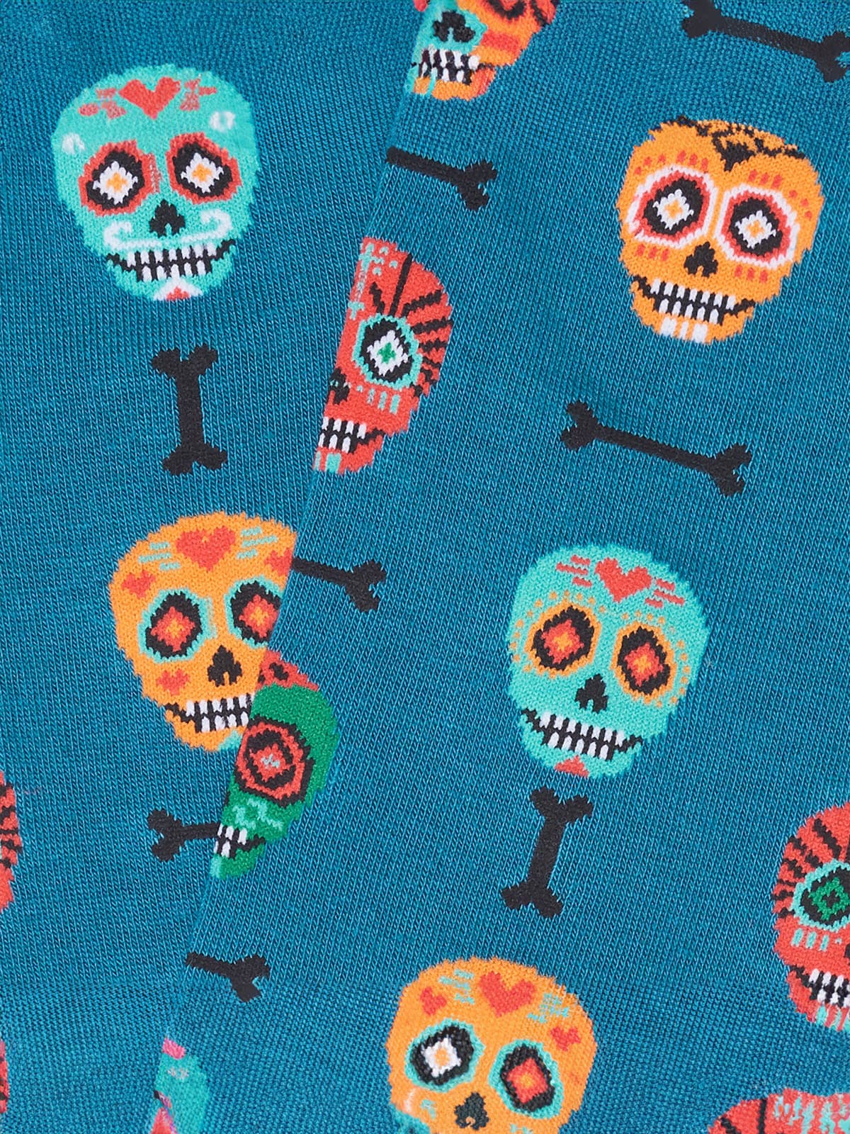 Skulls Socks Blue