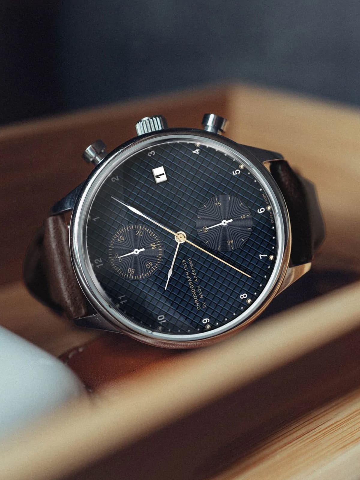 1814 Chronograph - Steel/Blue Turtle