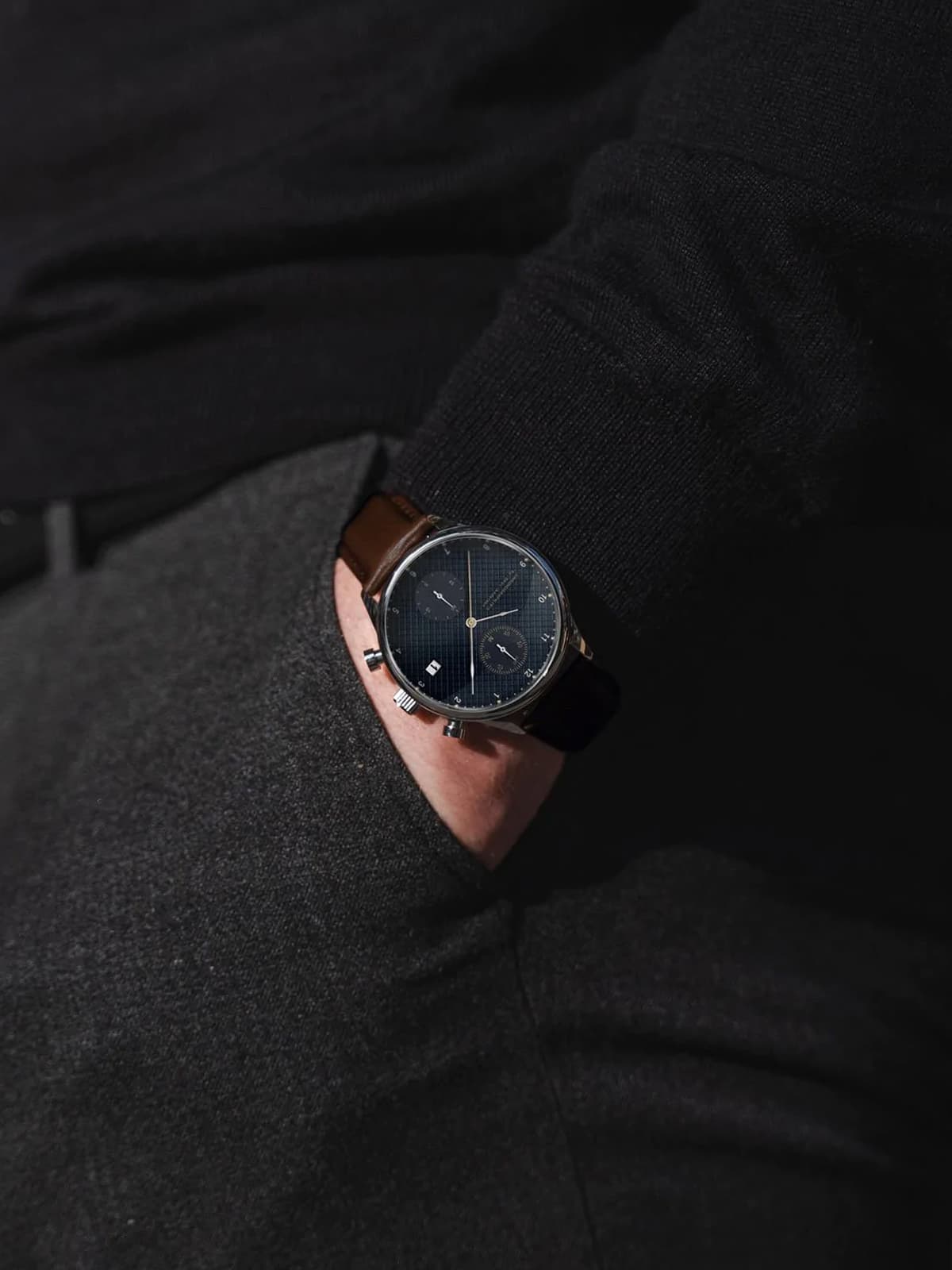 1814 Chronograph - Steel/Blue Turtle