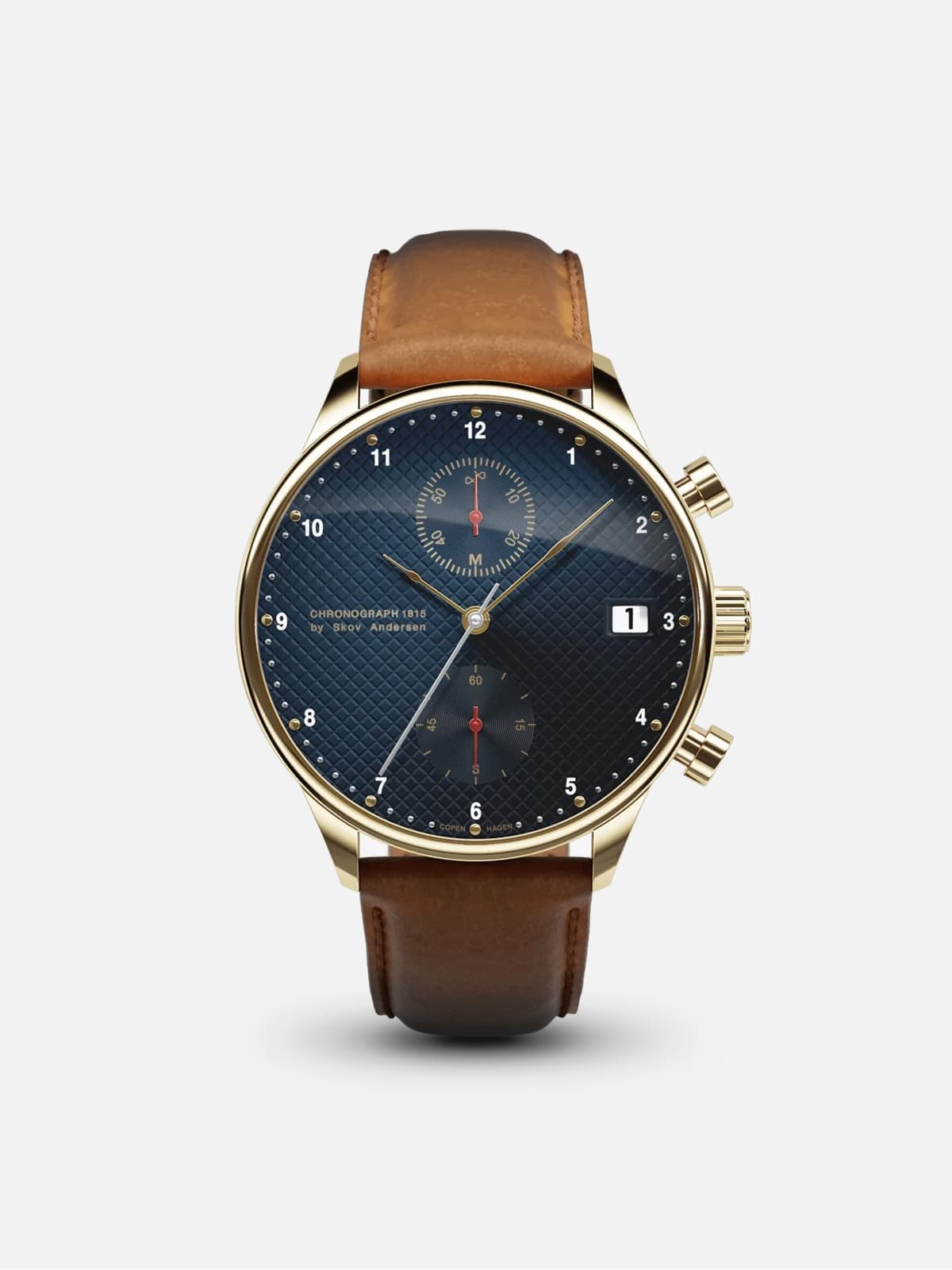 1814 Chronograph - Steel/Blue Turtle
