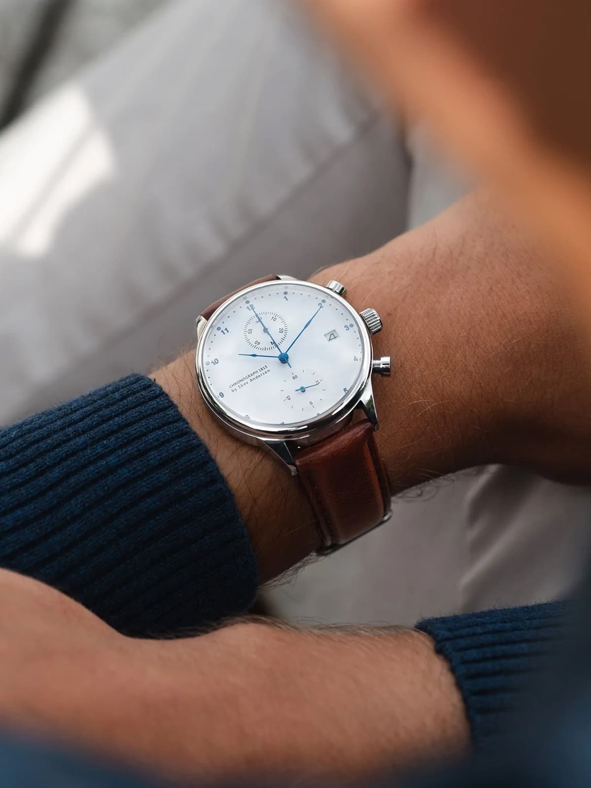 1840 Chronograph - Steel/Brown