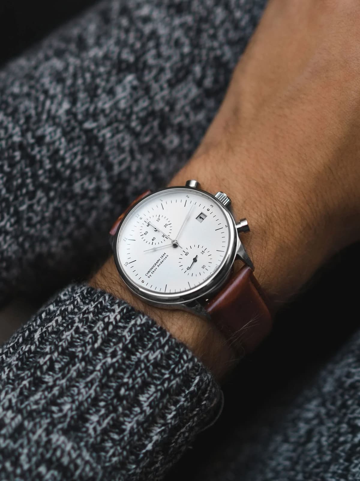 1840 Chronograph - Steel/Brown