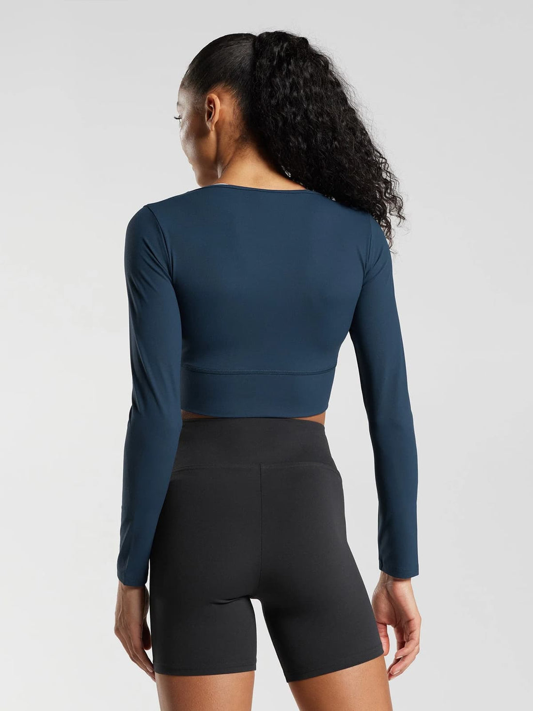 Crossover Long Sleeve Dark Blue